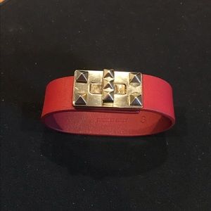 Valentino rockstar turn lock bracelet